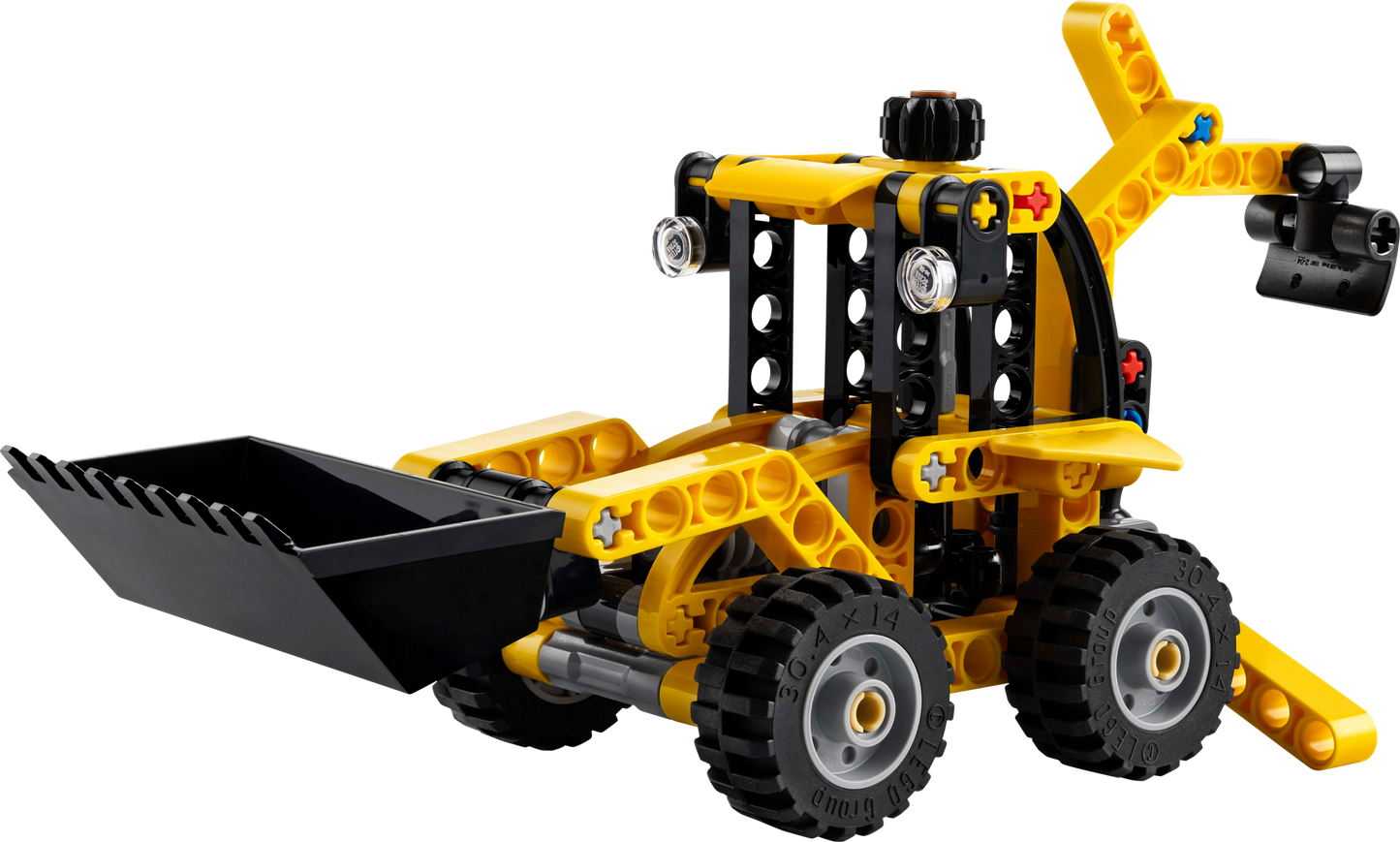 LEGO Technic: Technic Backhoe Loader Construction Vehicle Toy for 7+ Year Old Boys & Girls - Building Set with Back Digger, Scoop and Outriggers - Birthday Gift Idea 42197 (42197) - New Sealed - box front