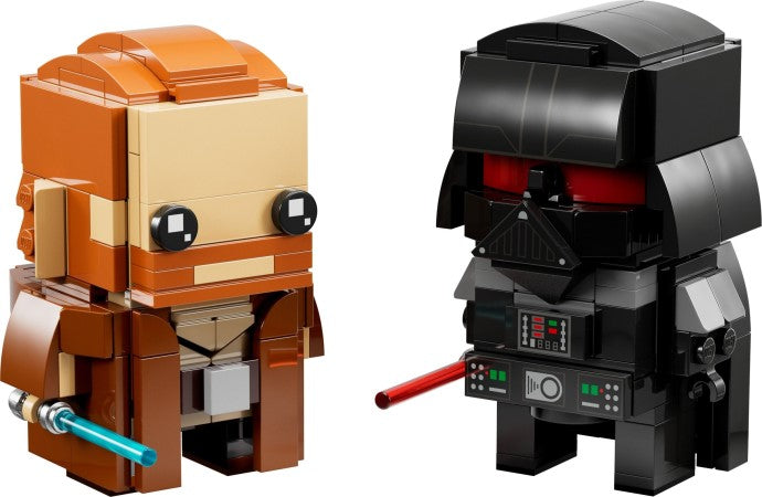 LEGO BrickHeadz: Obi-Wan Kenobi™ & Darth Vader™ (40547) - New Sealed - play features