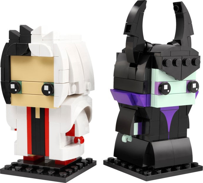 LEGO Brickheadz: Cruella & Maleficent (40620) - New Sealed - play features