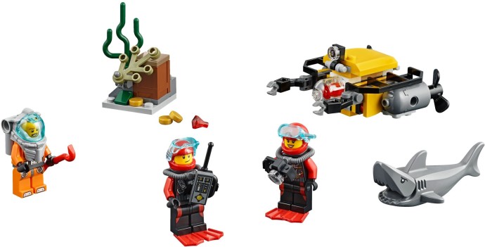 LEGO City: Deep Sea Starter Set (60091) - New Sealed - rear view