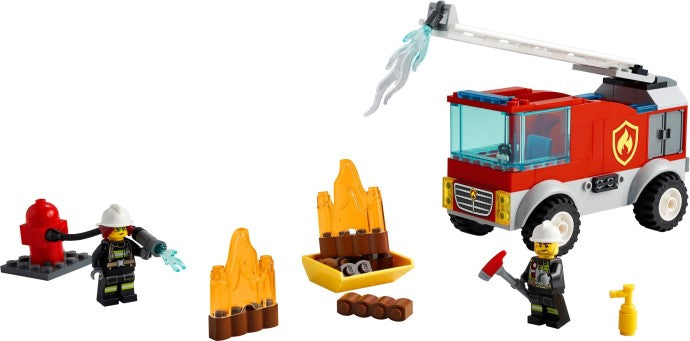 LEGO City: 60280 City Fire Fire Ladder Truck (60280) - New Sealed - play features
