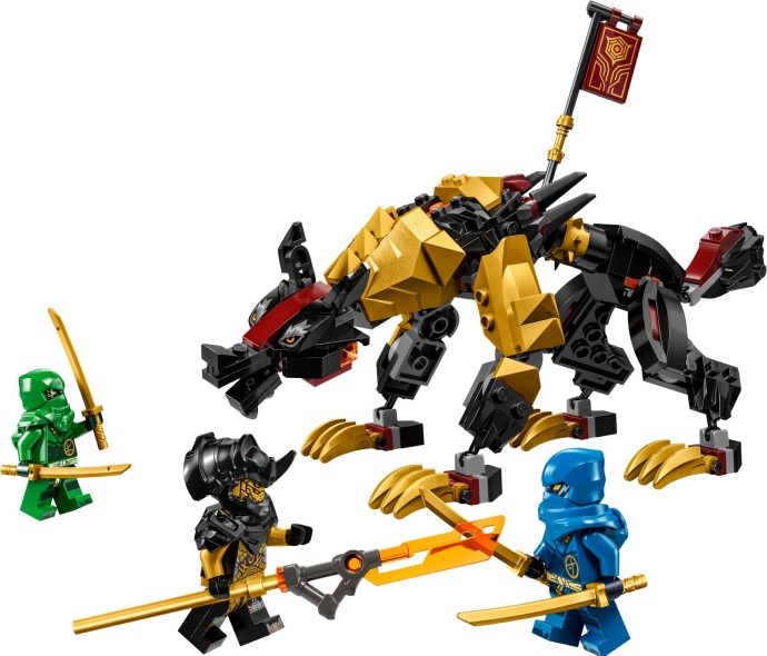 LEGO Ninjago: NINJAGO Imperium Dragon Hunter Hound Set, Monster Figure Building Toy for 6+ Years Old Kids, Boys, Girls, Posable Mythical Creature, Ninja Gift with 3 Minifigures 71790 (71790) - New Sealed