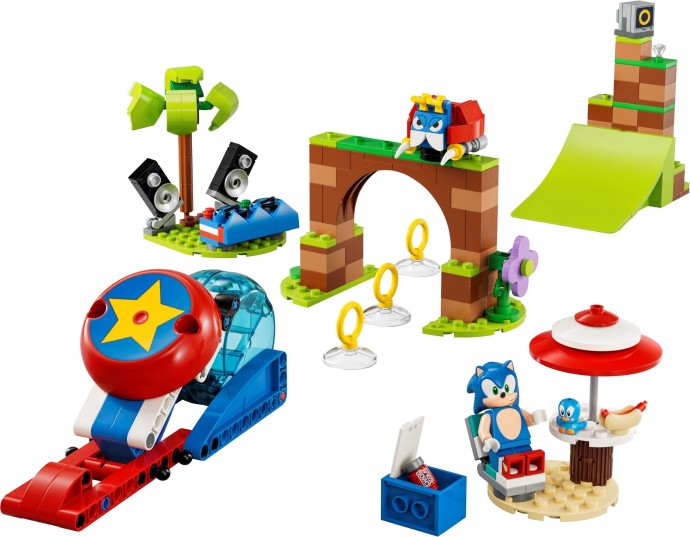 LEGO Sonic The Hedgehog: Sonic the Hedgehog Sonic's Speed Sphere Challenge Set, Buildable Toy Game with 3 Characters incl. a Moto Bug Badnik Figure, Toys for Kids, Boys & Girls 6 Plus Years Old 76990 (76990) - New Sealed - play features