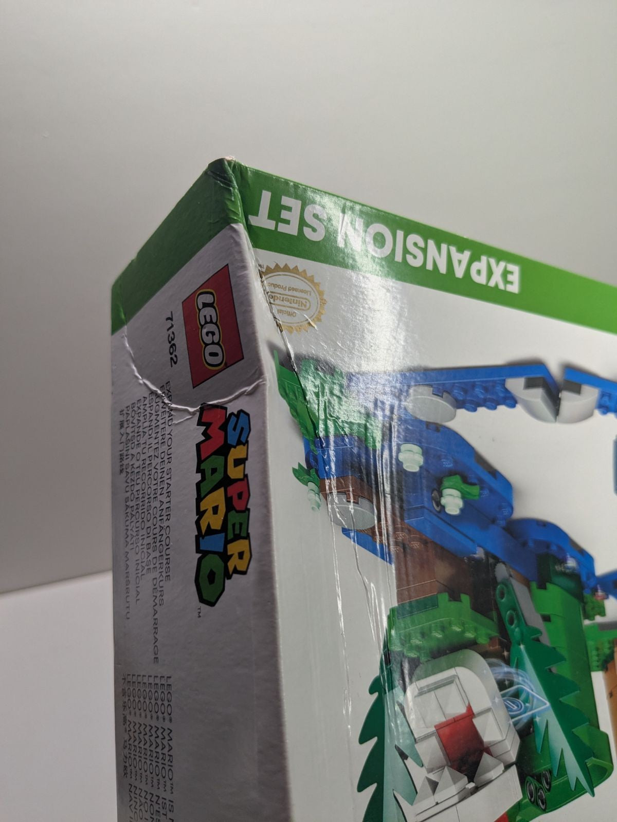 LEGO Super Mario: 71362 Super Mario Guarded Fortress Expansion Set Buildable Game (71362) - New Sealed - close-up
