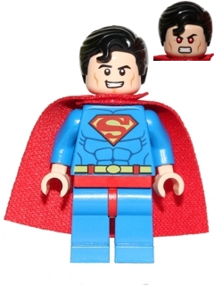 LEGO Super Heroes: Superman - Red Eyes on Reverse, Spongy Soft Knit Cape (sh0300) - Complete - box front