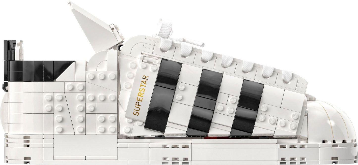 LEGO Icons: Adidas Originals Superstar 10282 Building Kit; Build and Display The Iconic Sneaker; New 2021 (731 Pieces) (10282) - New Sealed - minifigures