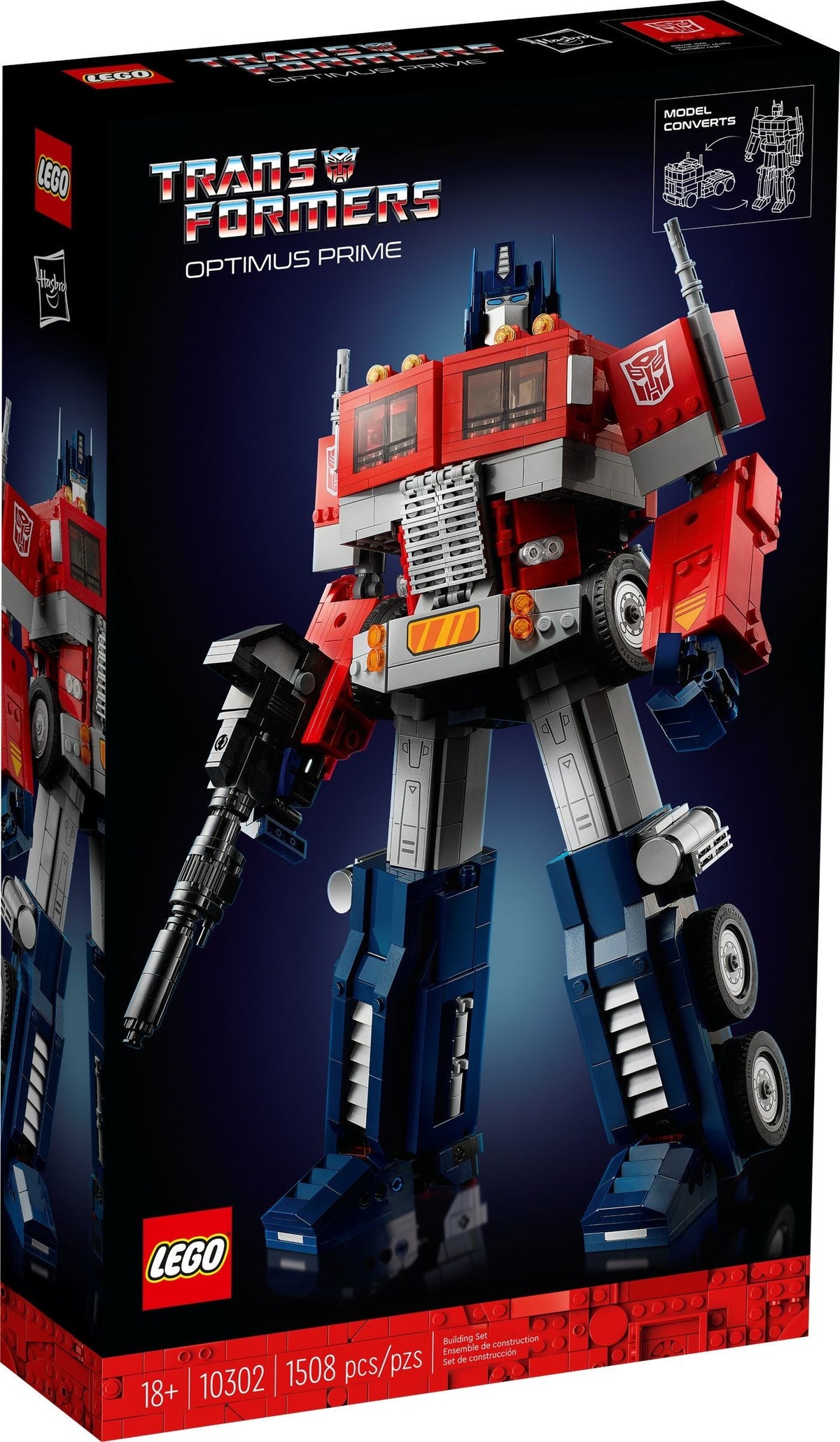 LEGO Icons: Optimus Prime (10302) - New Sealed - box front