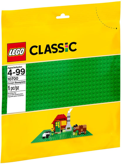 LEGO Classic: 10700 Classic Base Extra Large Building Plate 10 x 10 Inch Platform, Green (10700) - New Sealed - built set