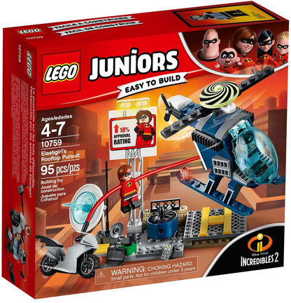 LEGO Juniors: Elastigirl's Rooftop Pursuit (10759) - New Sealed - box front