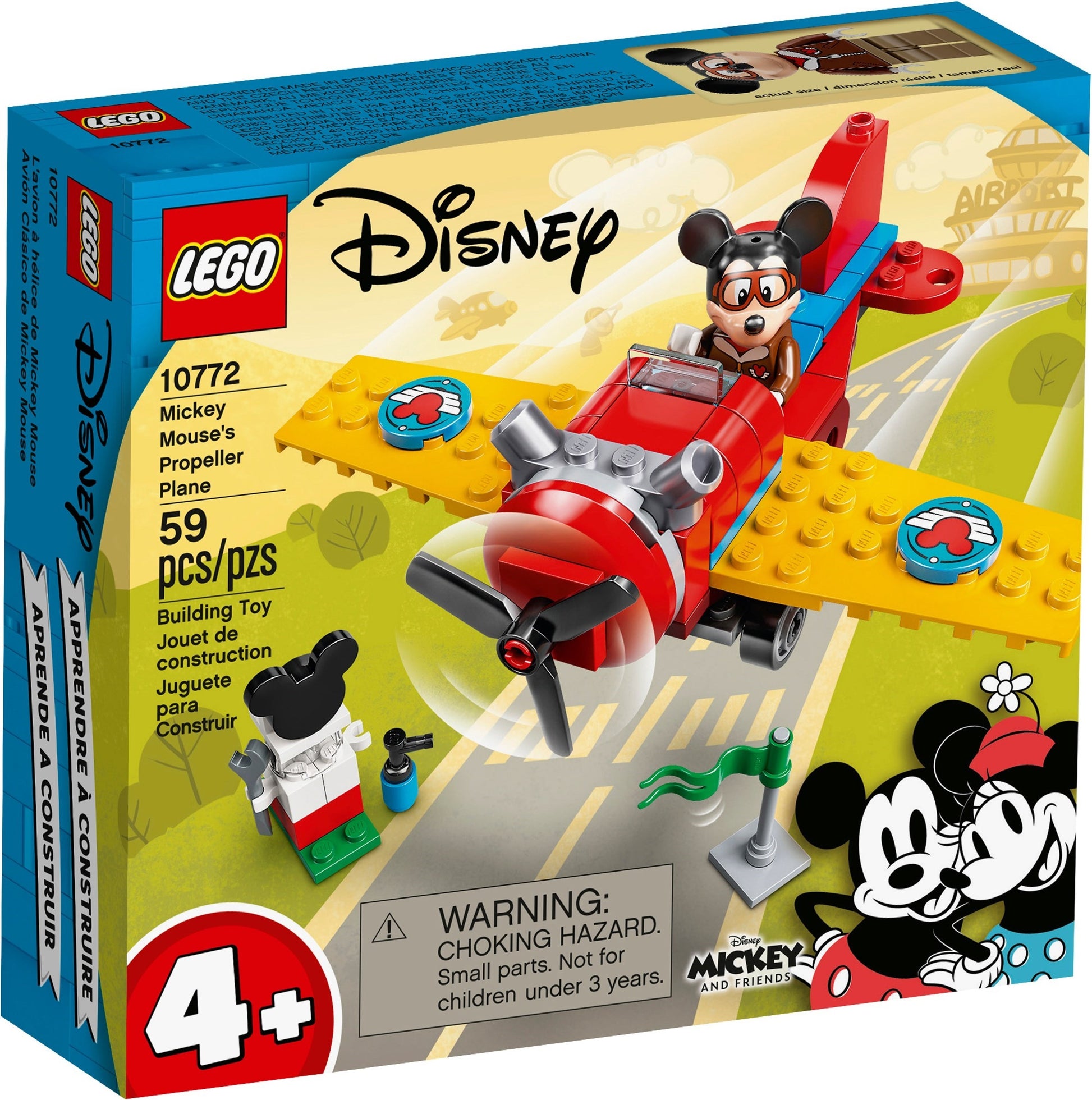 LEGO Disney: Mickey Mouse's Propeller Plane (10772) - New Sealed - box front