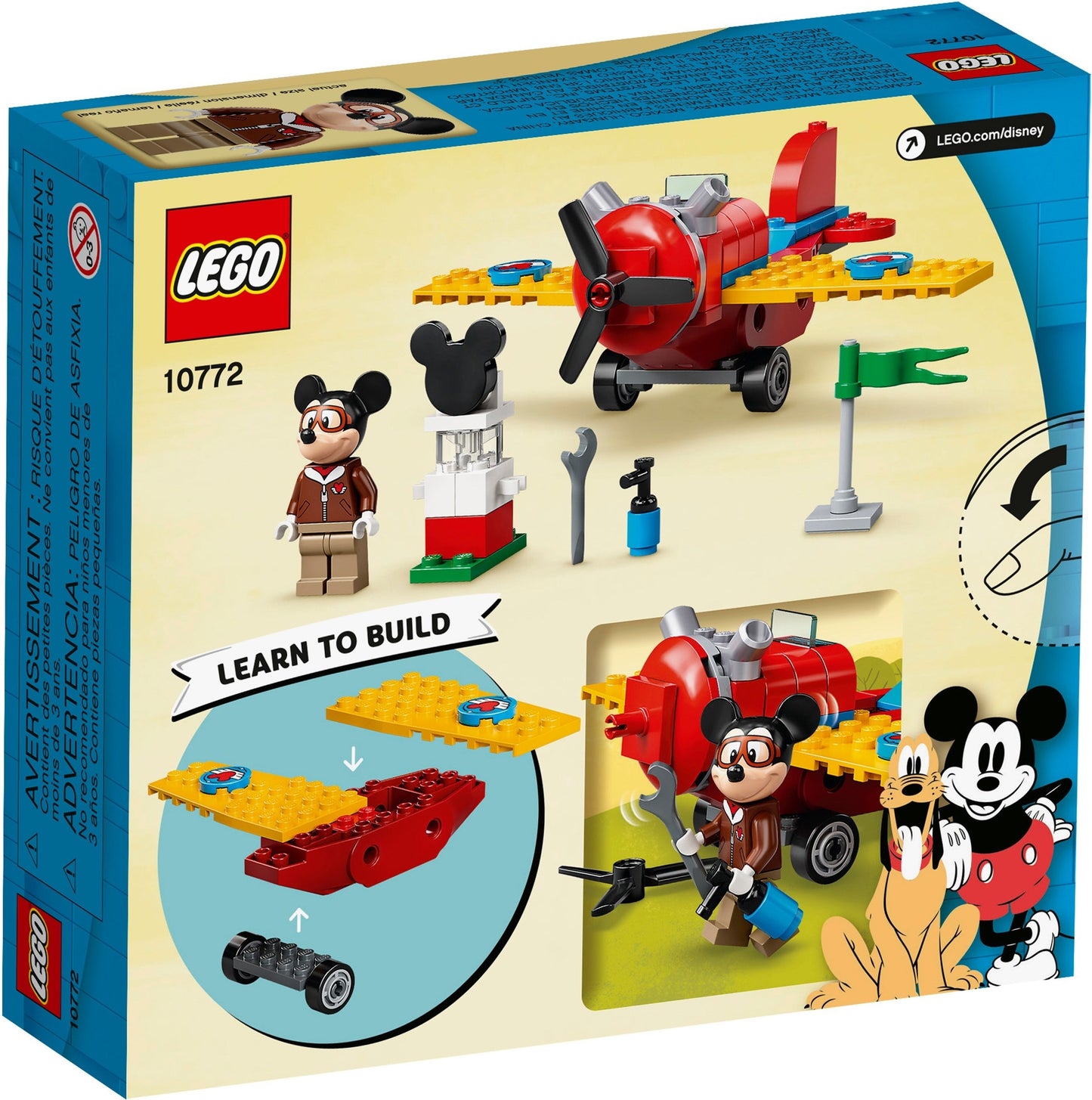 LEGO Disney: Mickey Mouse's Propeller Plane (10772) - New Sealed - close-up