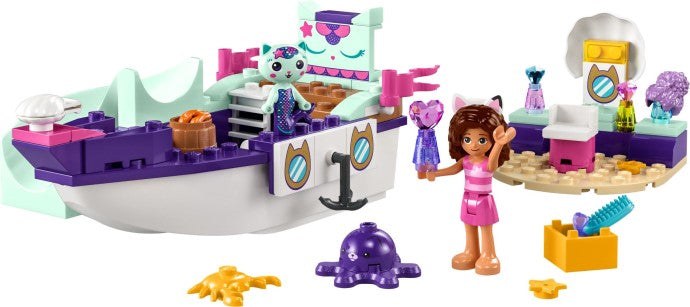 LEGO Gabby's Dollhouse: Gabby & MerCat's Ship & Spa (10786) - New Sealed - play features
