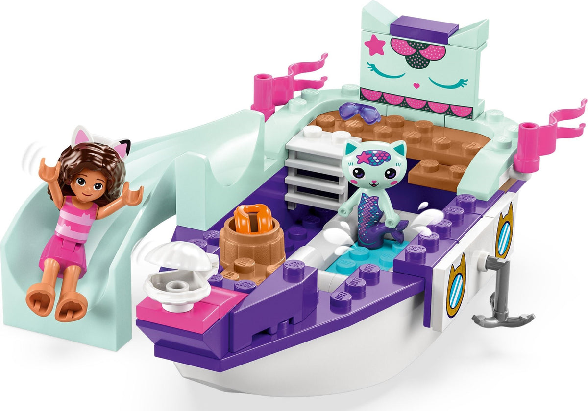 LEGO Gabby's Dollhouse: Gabby & MerCat's Ship & Spa (10786) - New Sealed - built set