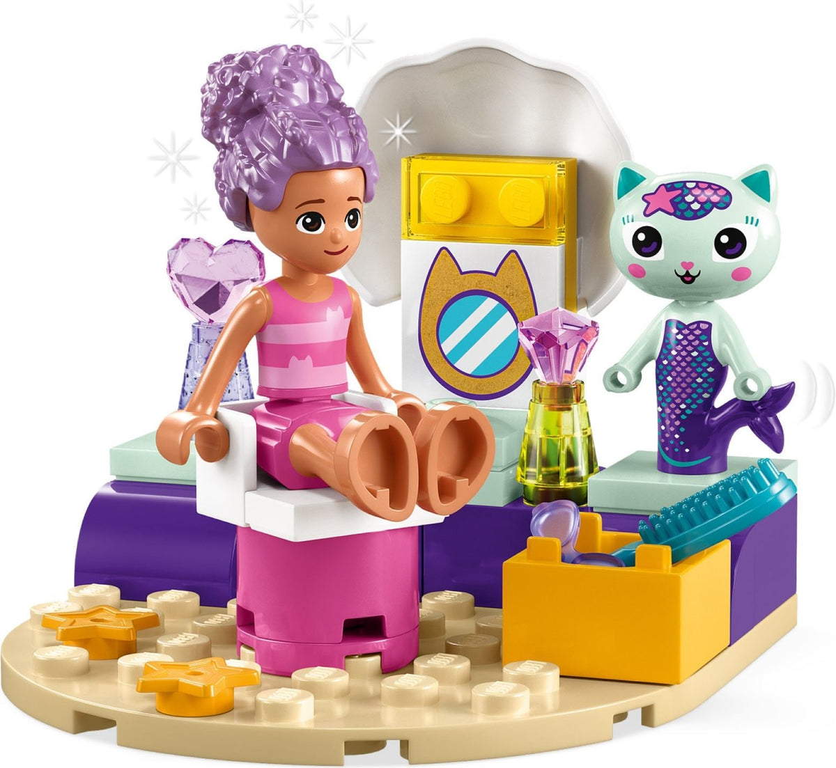 LEGO Gabby's Dollhouse: Gabby & MerCat's Ship & Spa (10786) - New Sealed - minifigures