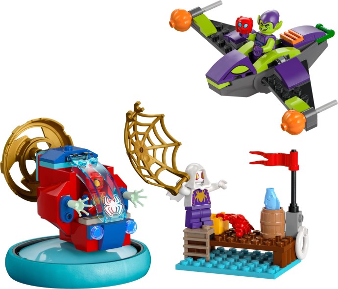 LEGO Spider-Man: Marvel Spidey and his Amazing Friends Spidey vs. Green Goblin Super Hero Building Toy with Minifigures, Gift for 4 Plus Year Old Kids, Boys, Girls & Fans of Spider-Man and Cool Vehicles 10793 (10793) - New Sealed - box front