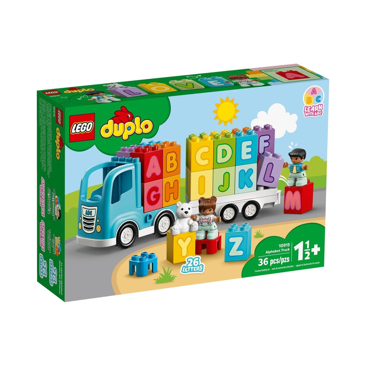 LEGO Duplo: 10915 DUPLO My First Alphabet Truck (10915) - New Sealed - box front