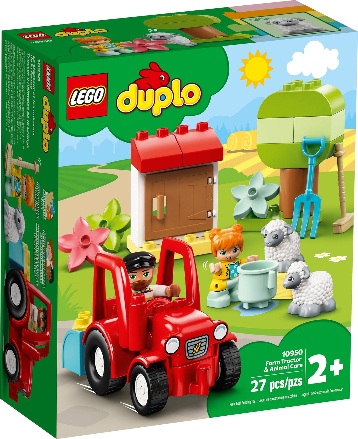 LEGO Duplo: Farm Tractor & Animal Care (10950) - New Sealed - box front