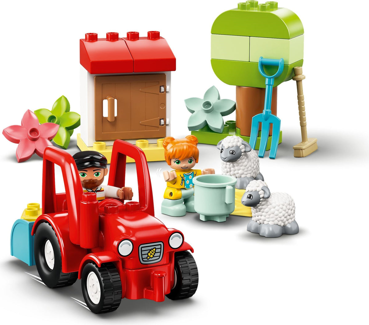 LEGO Duplo: Farm Tractor & Animal Care (10950) - New Sealed - minifigures