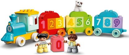 LEGO Duplo: DUPLO Number Train - Learn To Count - Educational Learning Toy for Toddlers - incl. Colourful Number Bricks and 2 Figures - Gift for 1+ Year Old Boys & Girls - 10954 (10954) - New Sealed - play features