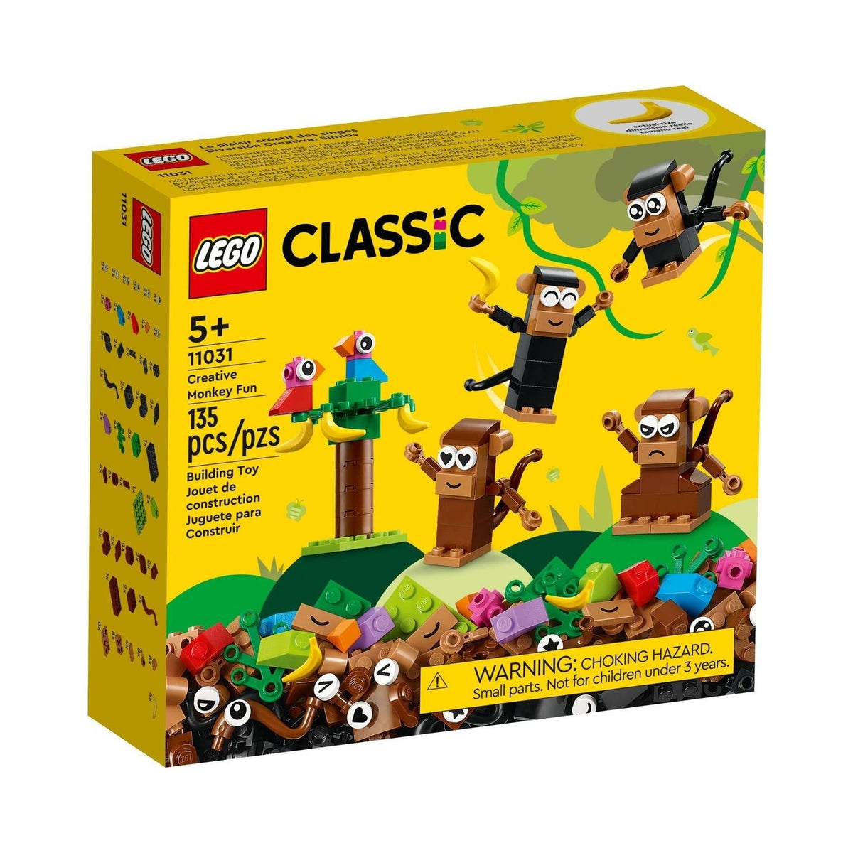 LEGO Classic: Creative Monkey Fun (11031) - New Sealed - box front