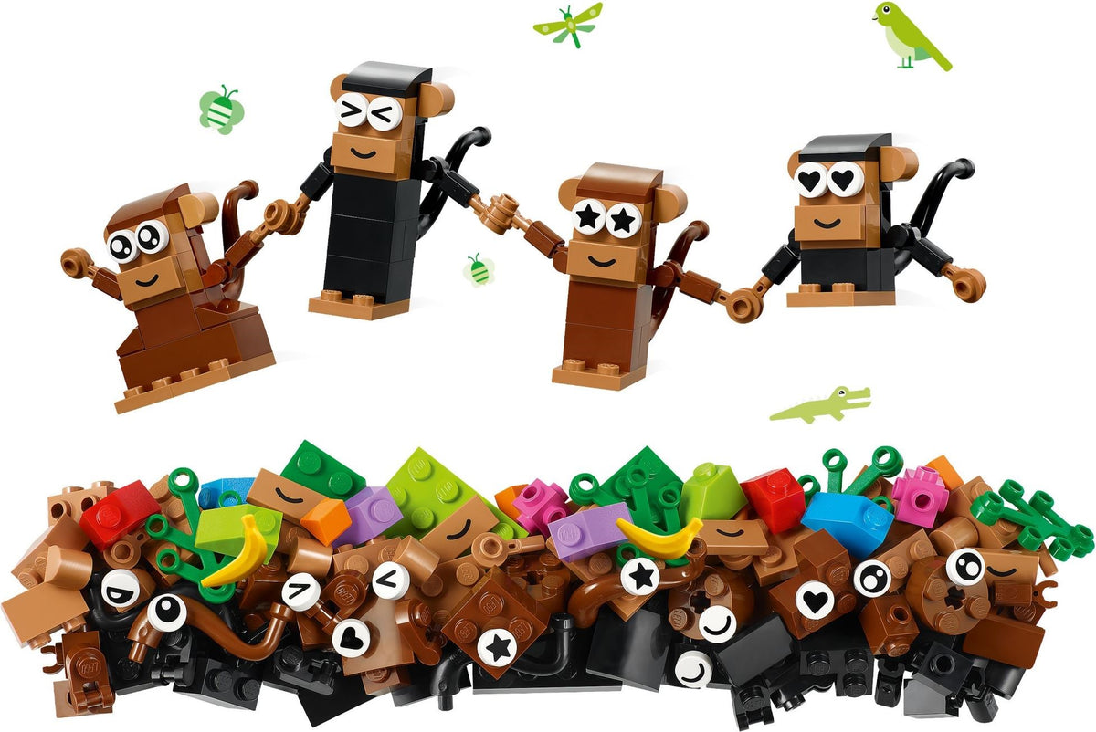 LEGO Classic: Creative Monkey Fun (11031) - New Sealed - built set