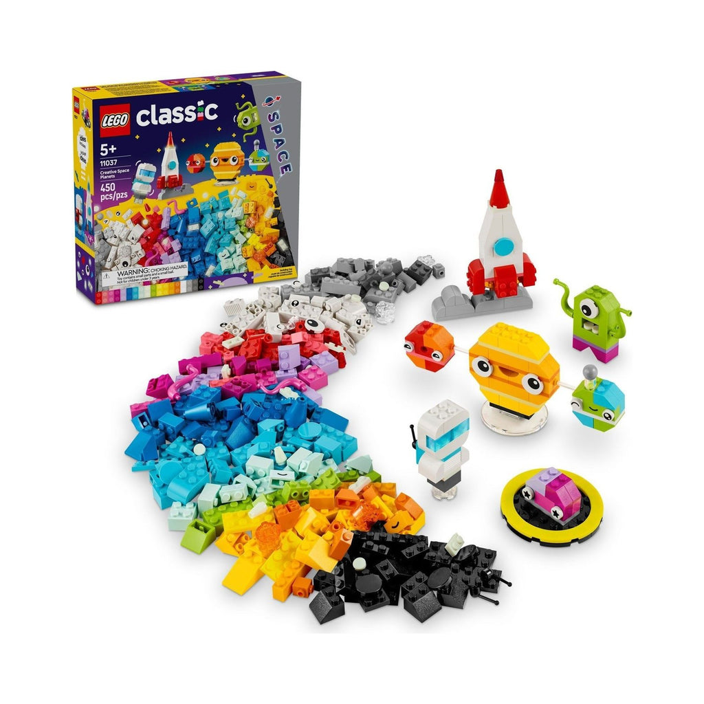 LEGO Classic: Creative Space Planets Brick Box (11037) - New Sealed - built set