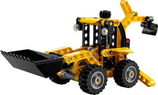 LEGO Technic: Technic Backhoe Loader Construction Vehicle Toy for 7+ Year Old Boys & Girls - Building Set with Back Digger, Scoop and Outriggers - Birthday Gift Idea 42197 (42197) - New Sealed - box front