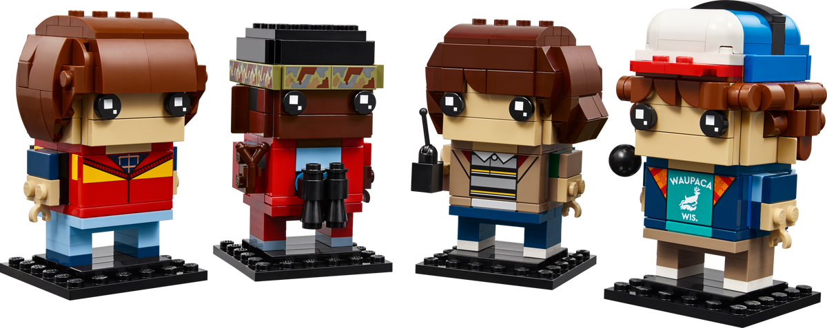 LEGO Brickheadz: Mike, Dustin, Lucas and Will Figures (40801) - New Sealed - box front