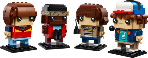 LEGO Brickheadz: Mike, Dustin, Lucas and Will Figures (40801) - New Sealed - box front