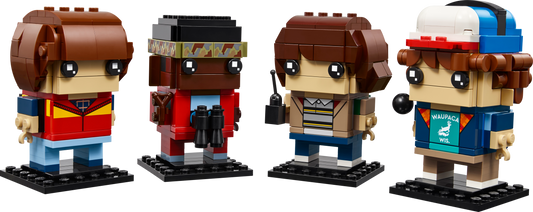LEGO Brickheadz: Mike, Dustin, Lucas and Will Figures (40801) - New Sealed - box front
