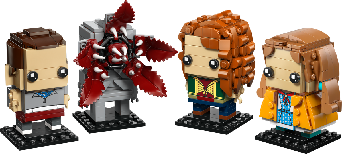 LEGO Brickheadz: Eleven, Max, Demogorgon and Holly Figures (40879) - New Sealed - box front