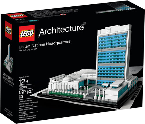 LEGO Architecture: United Nations Headquarters (21018) - New Sealed - built set