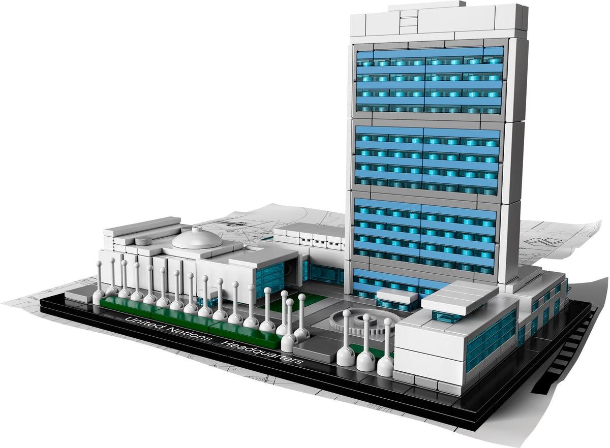 LEGO Architecture: United Nations Headquarters (21018) - New Sealed - box front