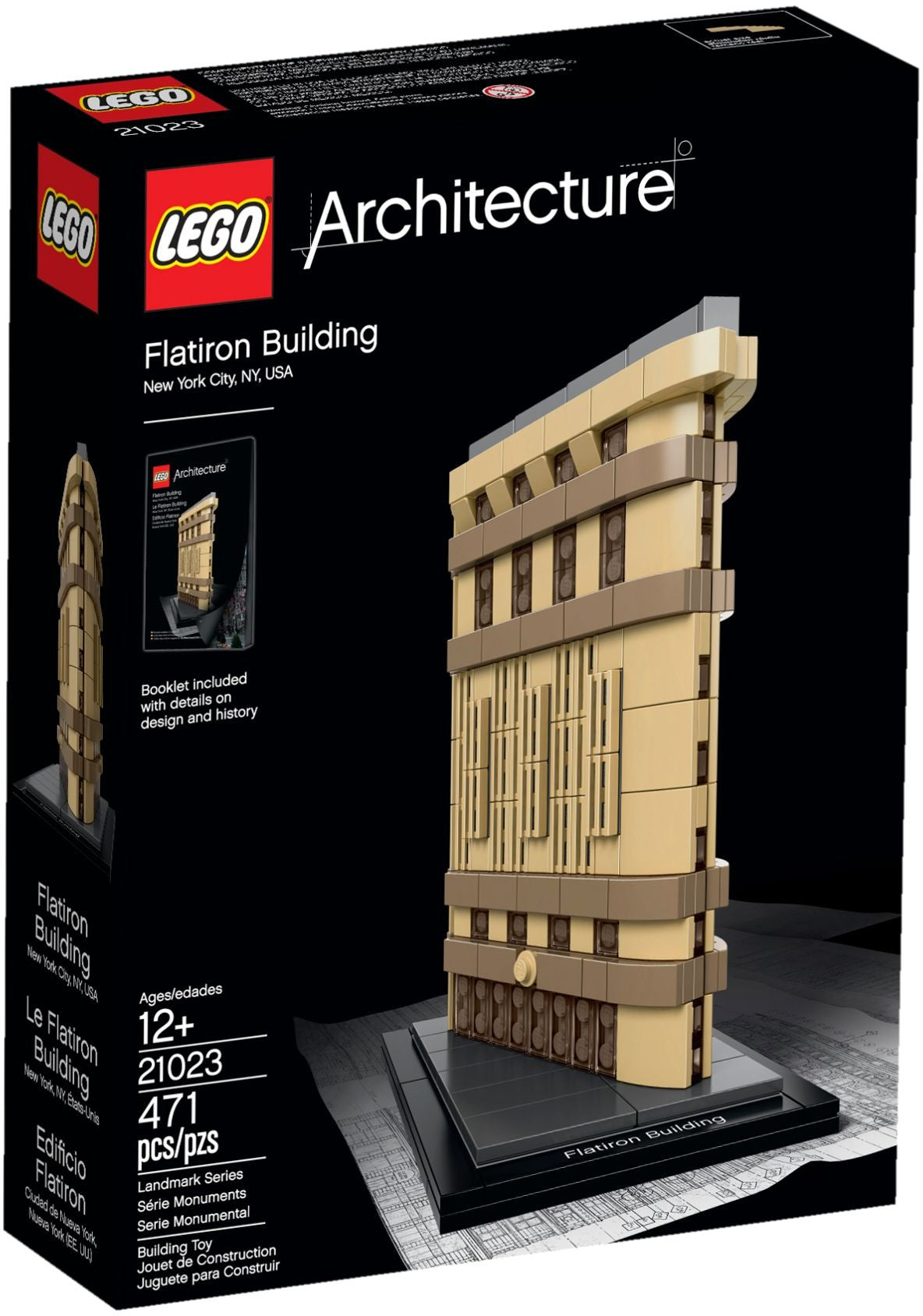 LEGO Architecture: Flatiron Building, New York (21023) - New Sealed - built set