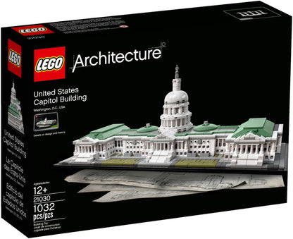 LEGO Architecture: United States Capitol Building (21030) - New Sealed - box front