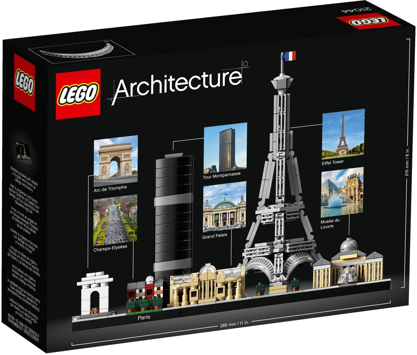 LEGO Architecture: Paris (21044) - New Sealed - set details