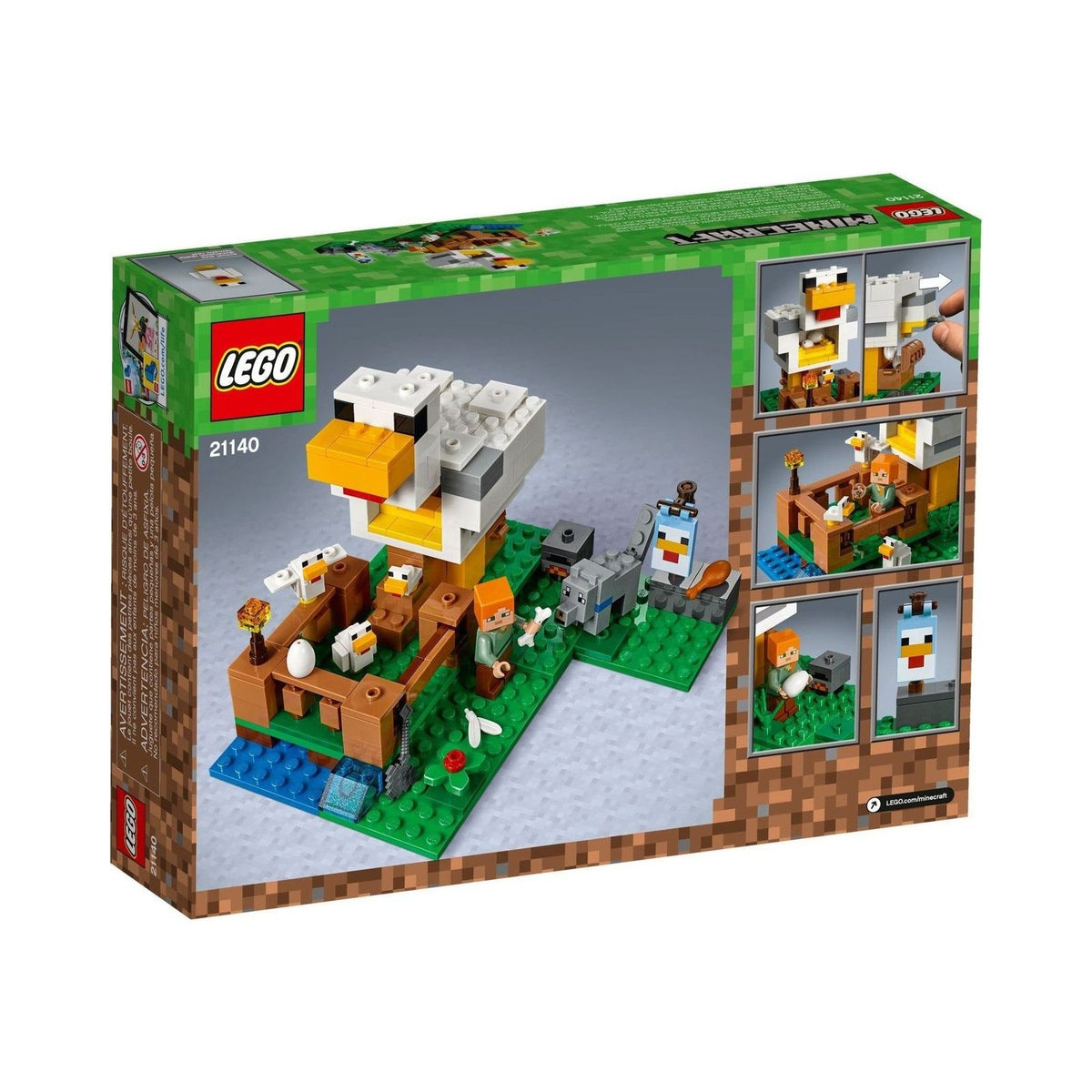 LEGO Minecraft: The Chicken Coop (21140) - New Sealed - built set
