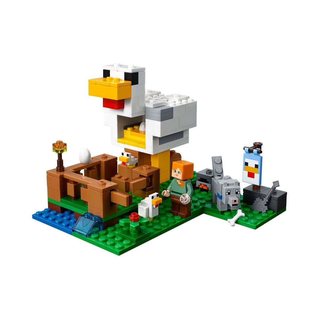 LEGO Minecraft: The Chicken Coop (21140) - New Sealed - minifigures