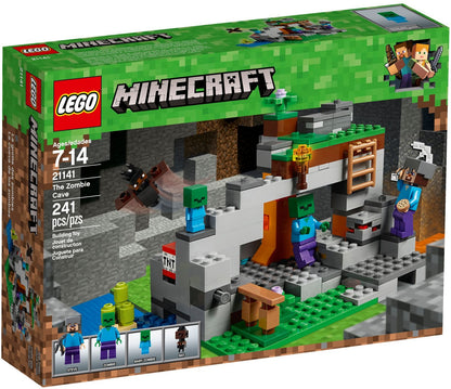 LEGO Minecraft: Minecraft 21141 The Zombie Cave (21141) - New Sealed - box front