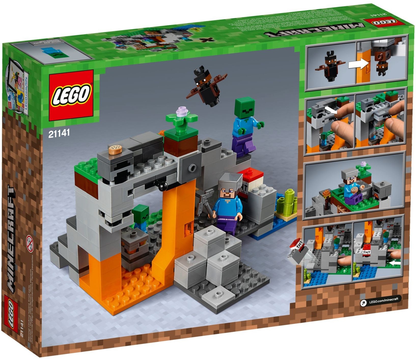 LEGO Minecraft: Minecraft 21141 The Zombie Cave (21141) - New Sealed - built set