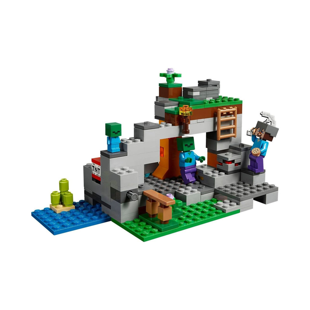 LEGO Minecraft: Minecraft 21141 The Zombie Cave (21141) - New Sealed - minifigures