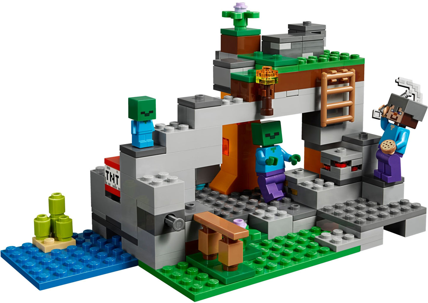 LEGO Minecraft: Minecraft 21141 The Zombie Cave (21141) - New Sealed - minifigures