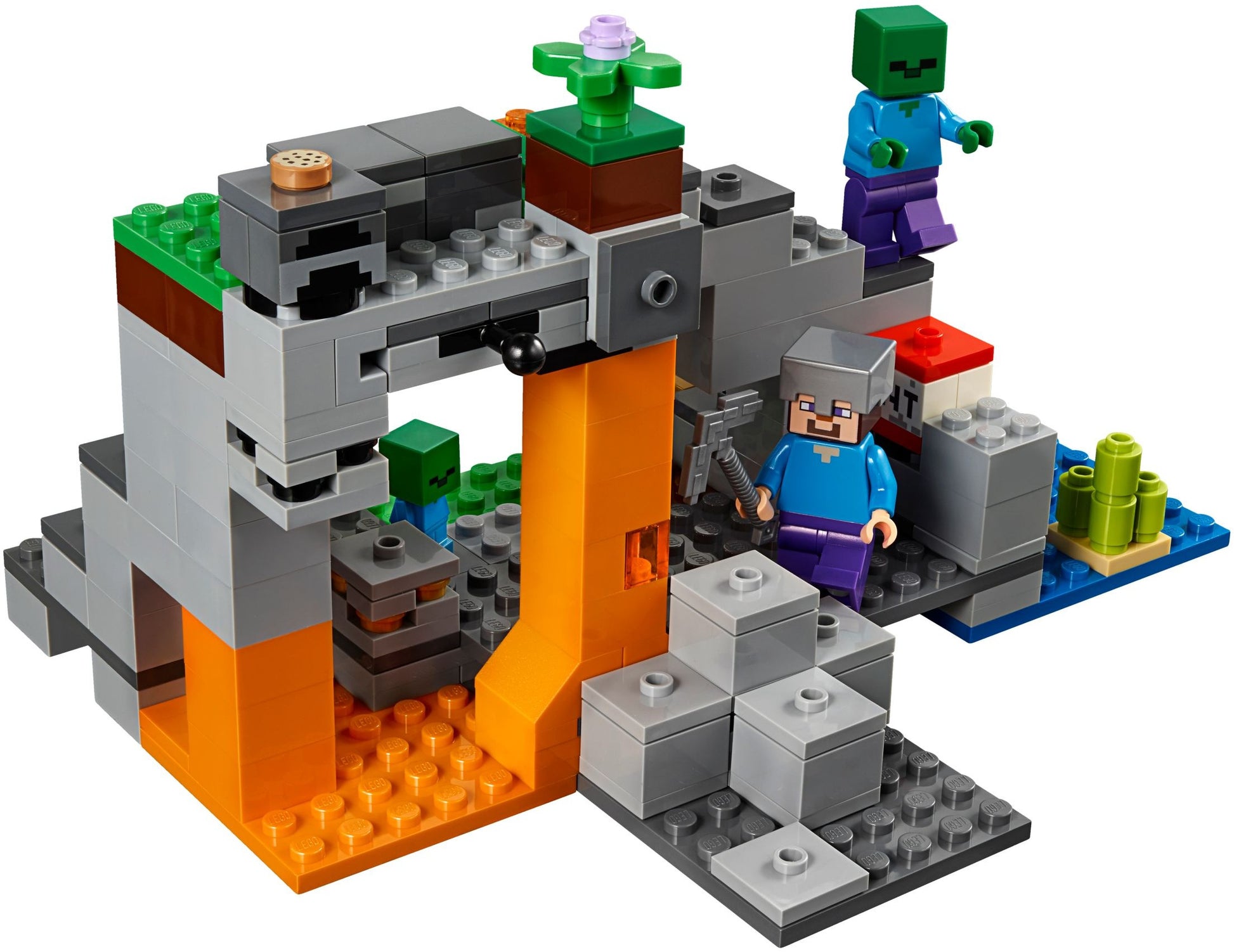 LEGO Minecraft: Minecraft 21141 The Zombie Cave (21141) - New Sealed - set details
