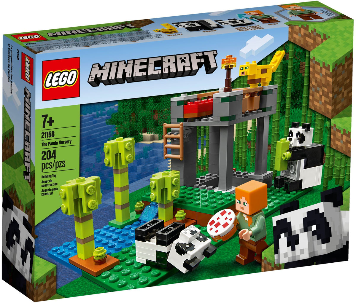 LEGO Minecraft: The Panda Nursery (21158) - New Sealed - box front