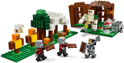LEGO Minecraft: The Pillager Outpost (21159) - New Sealed - built set