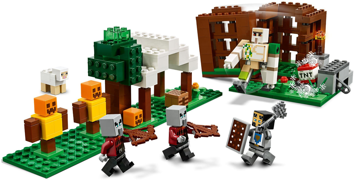 LEGO Minecraft: The Pillager Outpost (21159) - New Sealed - built set