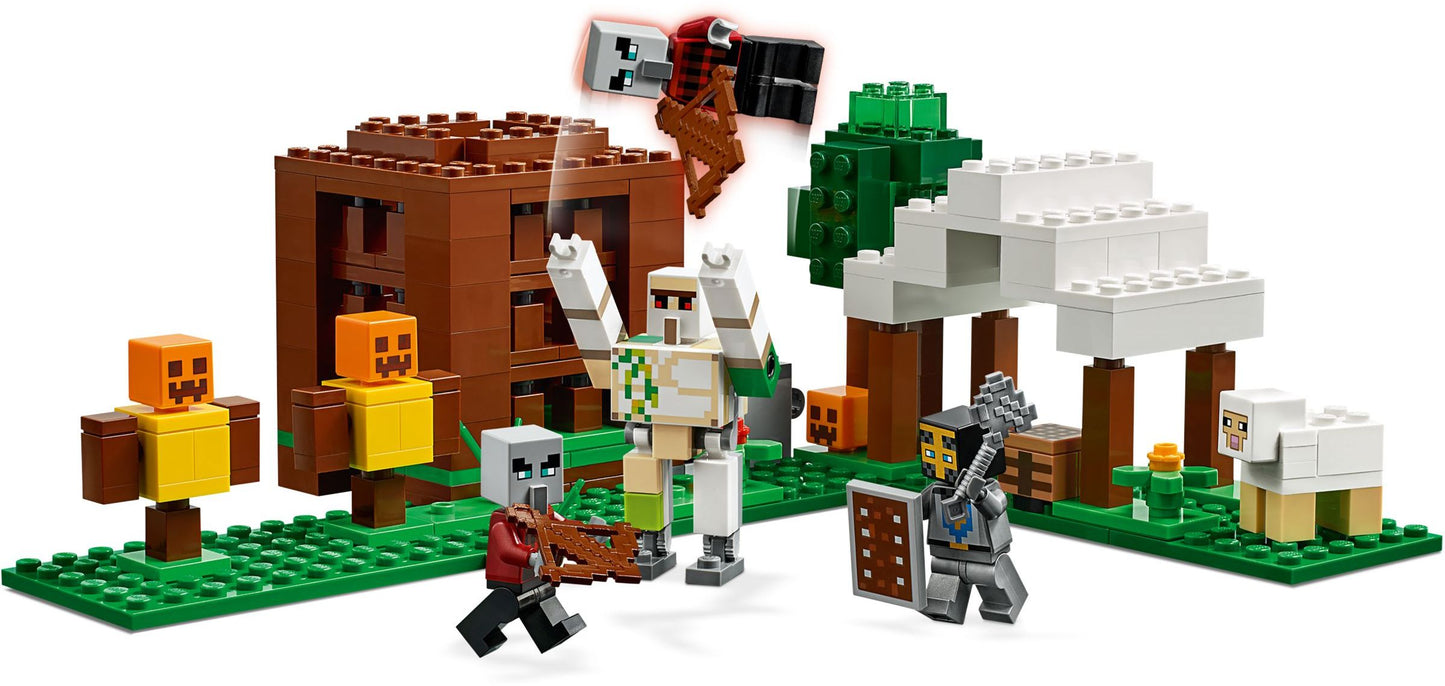 LEGO Minecraft: The Pillager Outpost (21159) - New Sealed - minifigures