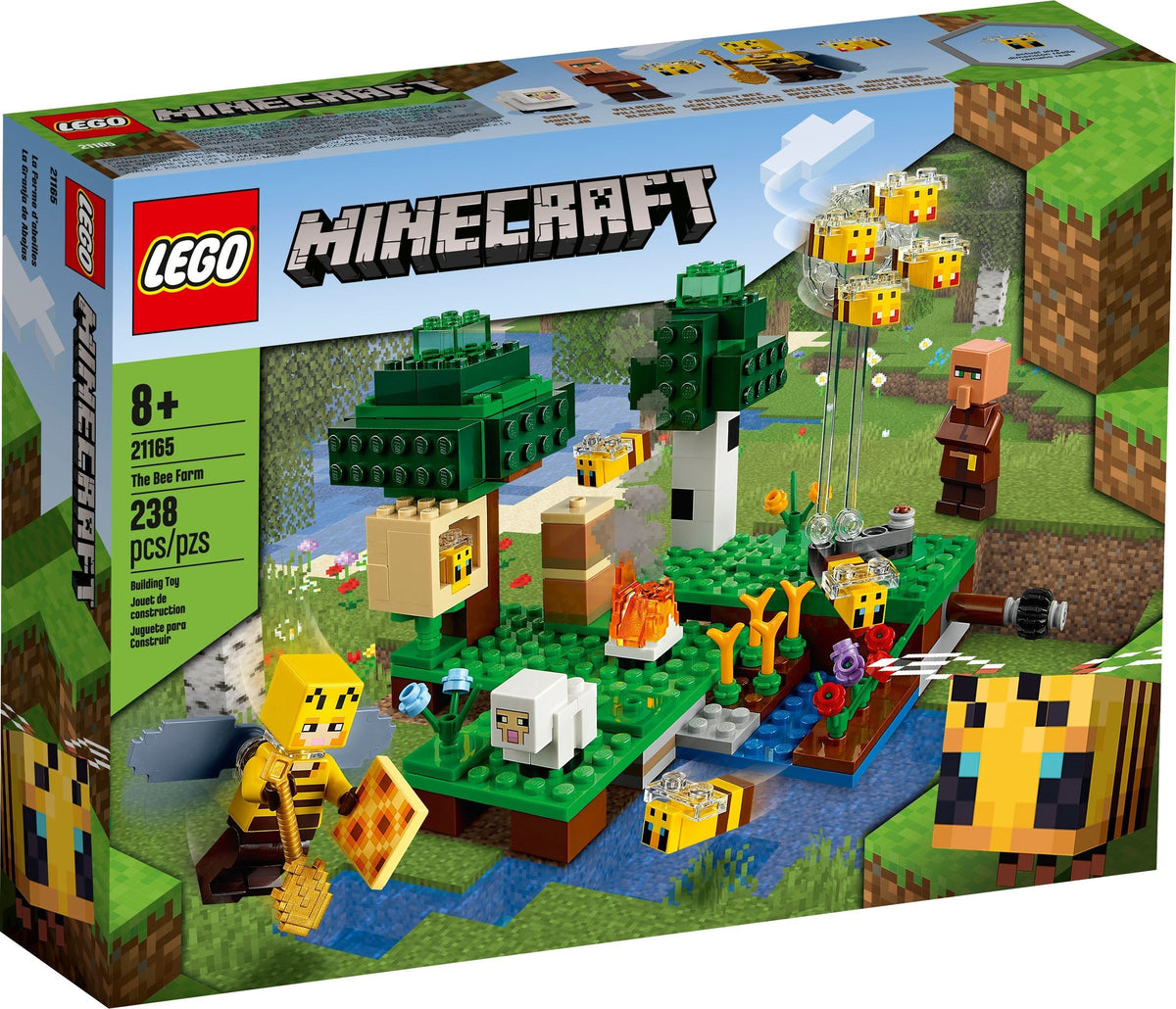 LEGO Minecraft: The Bee Farm (21165) - New Sealed - box front