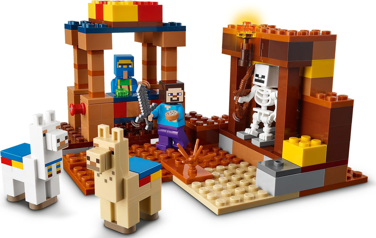 LEGO Minecraft: The Trading Post (21167) - New Sealed - minifigures