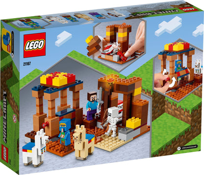 LEGO Minecraft: The Trading Post (21167) - New Sealed - rear view